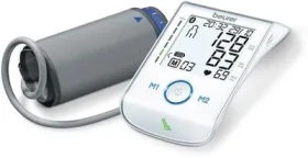 Rozbaleno - Beurer BM 85 tlakoměr na paži / plně automatický / Bluetooth / pulsoměr / detekce arytmie / paměť 2x60 míst / rozbaleno (BEU-BM85.rozbaleno)