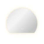 Kielle - Idolio Zrcadlo s LED osvětlením a vyhříváním, průměr 80 cm 50324081