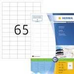 Herma 8016 Fóliové etikety 45.7 x 21.2 mm fólie, lesklá transparentní 1200 ks trvalé laserová tiskárna, kopírka, barevná