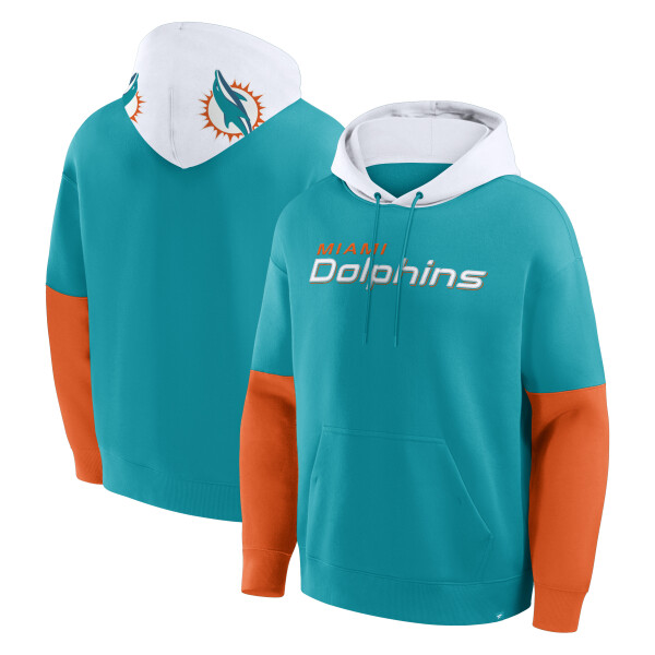 Fanatics Pánská mikina Miami Dolphins NFL REDZONE Helmet Hoodie Velikost: M