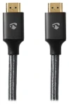 Nedis PROFIGOLD HDMI 2.1 5 m antracit / Kabel HDMI / 8K 60Hz / 48 Gbps / Pozlacené konektory (CVTB35000GY50)