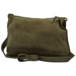 Trendy dámská koženková crossbody kabelka Kosta, tmavě zelená