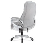 Kancelářské křeslo, houpací mechanismus, stříbrná, KA-G196 SIL2