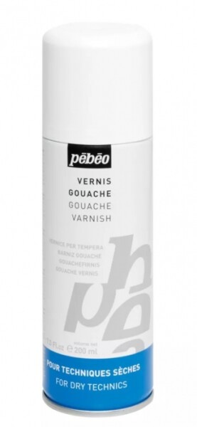 Pébéo lesklý lak na temperu a kvaš 400 ml sprej