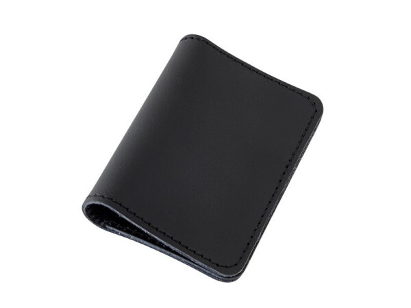 Kožené pouzdro na karty doklady černé hladké