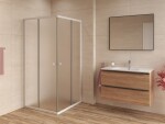 Sprchový kout čtverec 90x90 cm SAT Project SIKOMUQ90CH0 SIKOMUQ90CH0