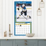 JF Turner Kalendář St. Louis Blues NHL 2026 Wall Calendar