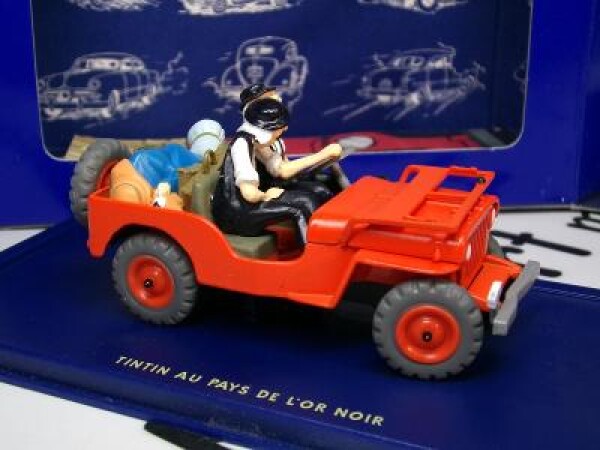 TINTIN WILLYS MB AU PAYS DE L'OR NOIR - ATLAS 1:43