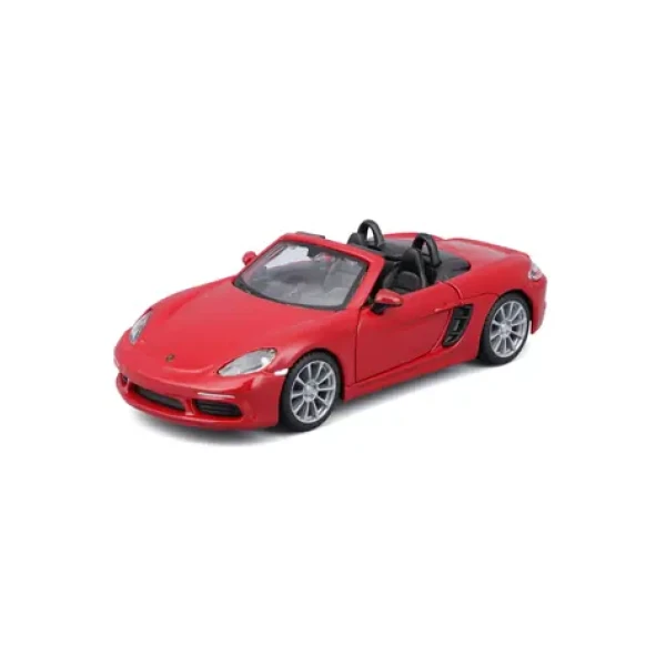 Bburago Porsche 718 Boxster tmavě červená 1:32