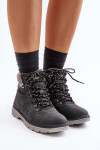 Zateplené dámské kotníkové boty Lee Cooper černé LCJ-24-03-3043 36