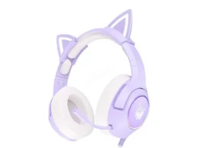 ONIKUMA K9 fialová / Herní sluchátka / mikrofon / 3.5mm jack / RGB (K9 Purple)
