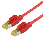 Secomp 21.05.9601 RJ45 síťové kabely, propojovací kabely CAT 6A S/FTP 10.00 m červená (jasná) dvoužilový stíněný, bez halogenů, samozhášecí 1 ks