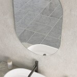 Erga Oval, oválné zrcadlo 50x80cm, ERG-V01-OVAL-5080-CL