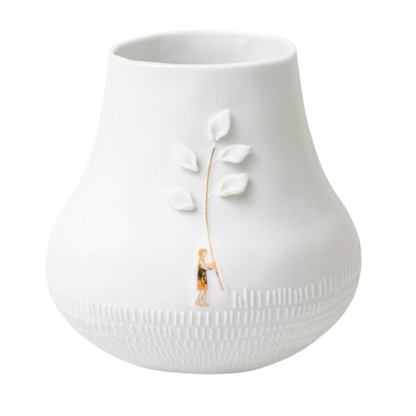Räder Porcelánová váza Picture Story Meadow, bílá barva, porcelán