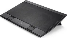 DEEPCOOL WIND PAL FS černá / chladící podložka pod notebook / 2x 140mm / 4x USB (DP-N222-WPALFS)