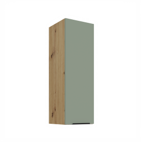 Horní skříňka Aria 30 G-90 1F Barva korpusu: Dub artisan, Barva dvířek: SA - Aquamarine AFM