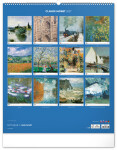 Nástěnný kalendář 2027 Notique Claude Monet, 48 x 56 cm