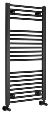 AQUALINE - DIRECT otopné těleso s bočním připojením 450x960, černá mat ILR94B