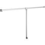 CERANO - T spojka pro vodorovnou vzpěru - hranatá - chrom CER-476870