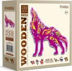 WOODEN CITY Dřevěné puzzle Vyjící vlk
