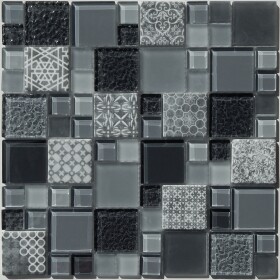 Mozaika 300x300x4mm, RETRO GREY CMOZ05L