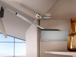 Blum Sada Aventos HF top ALU mechanismus: silný, výška korpusu: 600-910mm, krytka: šedá světlá (BLAHFT_47)