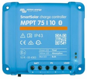 Victron Solární regulátor SmartSolar 75/10 MPPT / 10A / 75V / Bluetooth / VE.Direct (SCC075010060R)