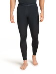 Pánské merino kalhoty ICEBREAKER Mens 125 ZoneKnit Leggings, Black velikost: XXL