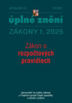 Aktualizace I/4 2025 Zákon o rozpočtových pravidlech