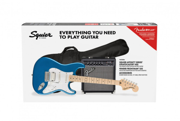 Fender Squier Affinity Series Stratocaster HSS Pack - Lake Placid Blue