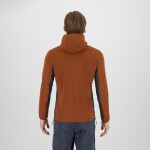 KARPOS Marmolada Hoodie Fleece, Mahogany/Woodl.Gray velikost: L
