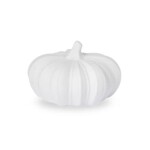 Storefactory Podzimní dekorace Dýně Hovsjö 11 cm, bílá barva, keramika
