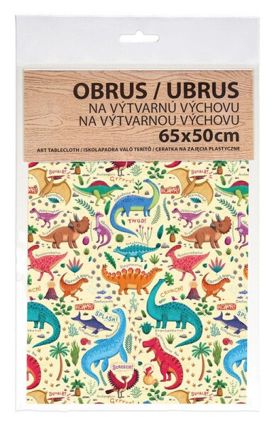 Ubrus na výtvarnou výchovu Roaaar!