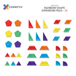 Connetix Connetix Tiles - Magnetická Stavebnice Duhová Rozšiřující Sada 36 ks