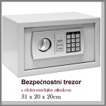 DBA Trezor bezpečnostní ESF06 šedá V20 x Š31 x H20cm