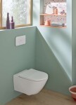 VILLEROY & BOCH - Subway 3.0 Závěsné WC se sedátkem SoftClosing, TwistFlush, CeramicPlus, alpská bílá 4670T9R1