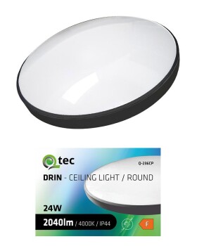 Svitidlo QTEC 24W 4000K Black