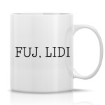 FUJ, LIDI - klasický bílý keramický hrníček 300 ml