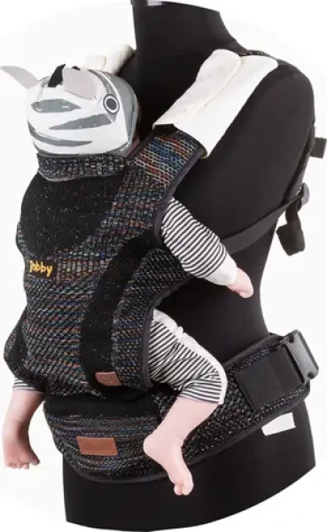 CHIPOLINO Dětské nosítko Bobby Fly Multicolor Black (KENBYF0236MB)