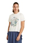 ICEBREAKER Wmns Mer 150 Tech Lite SS Crop Tee NZ Flora, Ecru Hthr velikost: XS