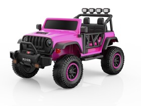 Mamido Elektrické autíčko Buggy BIG FOOT 4x4 rúžové 24V | 800W | 60 kg | EVA | LED | 2,4Ghz | ECO kůže