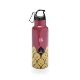Iris Barcelona Dětská nerezová termolahev Friends 500 ml červená (9982-IR)