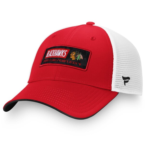 Fanatics Pánská kšiltovka Chicago Blackhawks NHL Iconic Defender Adjustable Trucker