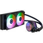 Cooler Master MasterLiquid 240 ATMOS ARGB černá / 2x120mm / 25 dBA @ 2500 RPM / 4 pin + 4 pin (MLX-D24M-A25PZ-R1)