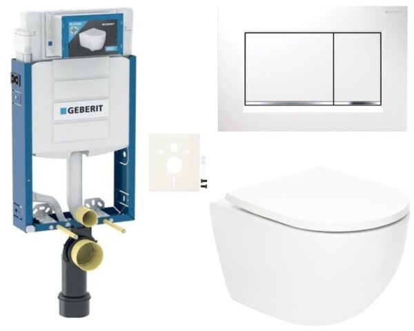 Závěsný WC set Geberit k zazdění SAT Fusion SIKOGZTORFUS30 SIKOGZTORFUS30