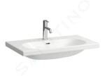 Laufen - Lua Umyvadlo 80x46 cm, s přepadem, otvor pro baterii, bílá H8160870001041