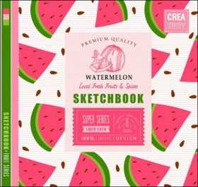 Sketchbook WATERMELON 20 20 cm