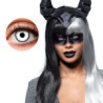 R-Kontakt.cz Oční čočky - bílého démona, Barevné nedioptrické čočky