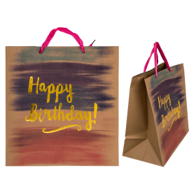 Ptakoviny.cz Taška dárková Happy Birthday 38x38x20 cm