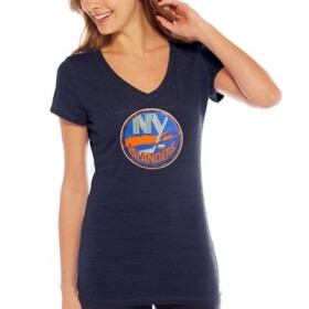Soft as Grape Dámské Tričko New York Islanders Sequin Logo Velikost: